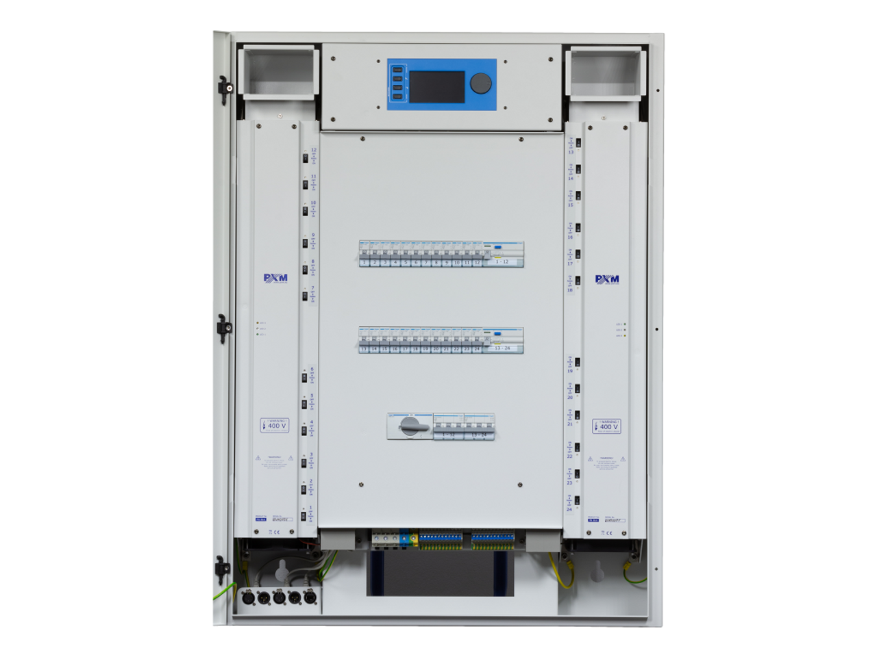 PXM Lighting PX814-R-B-1/2 AC+ Dimmer, Relays; RDC on Each Circuits (PX814-R-B-1/2)