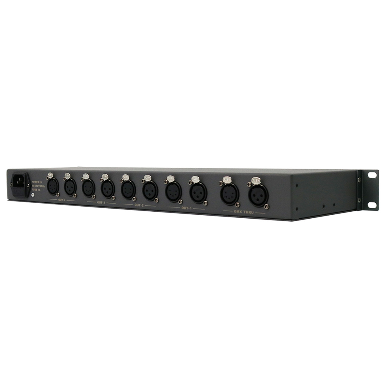 MegaLite MC1060 Mega Splitter DMX 512 Signal Splitter With One Input & Four Outputs