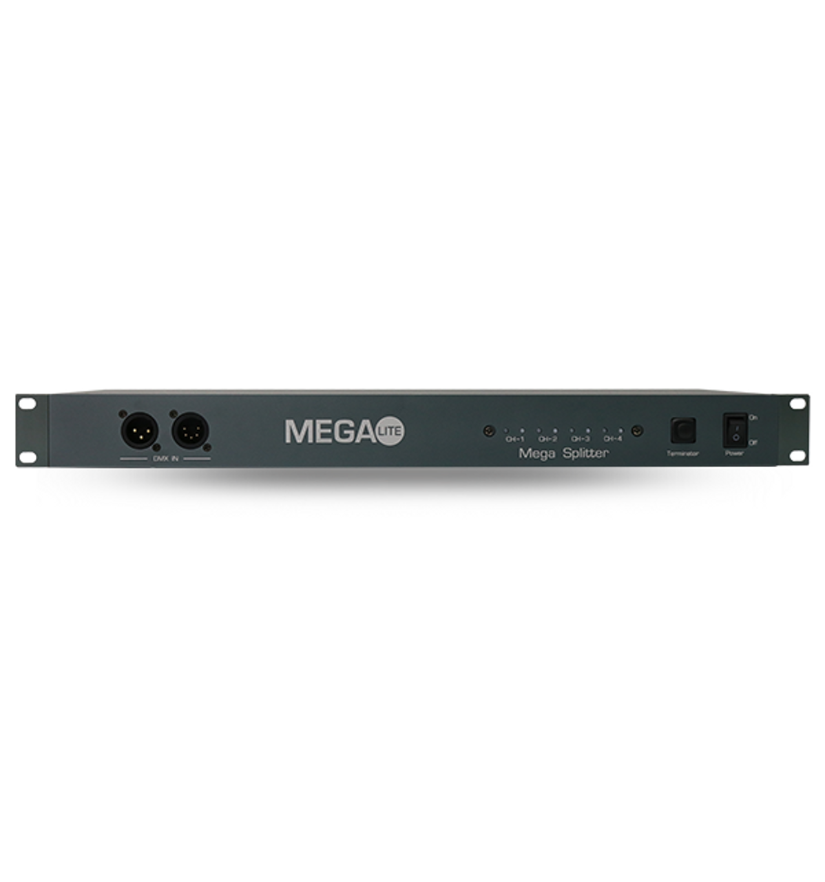 MegaLite MC1060 Mega Splitter DMX 512 Signal Splitter With One Input & Four Outputs