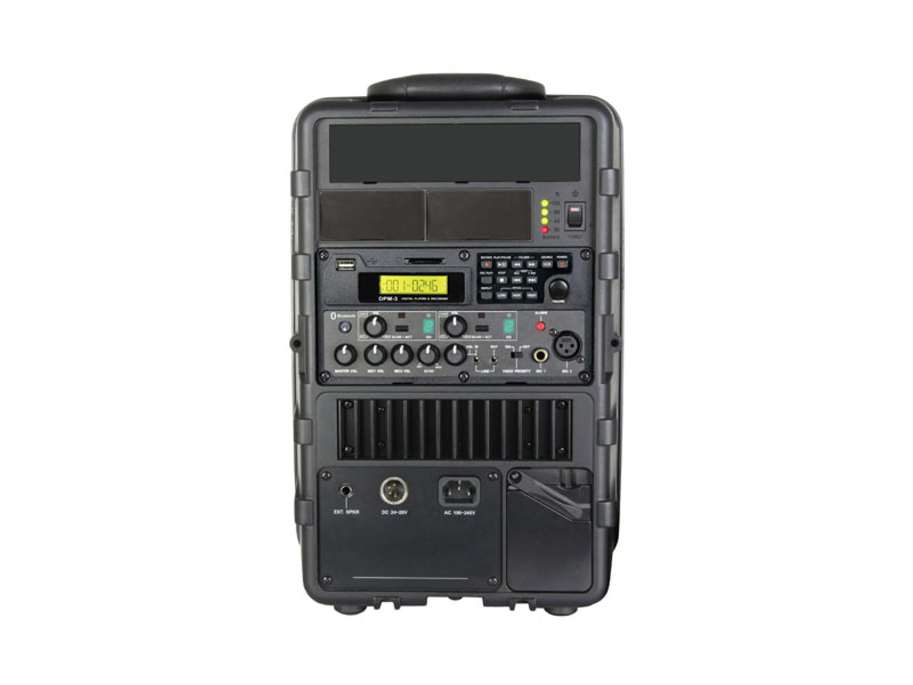 Avlex MA-505BRR2DPM3 145-Watt Portable PA System With Dual Wireless Receiver