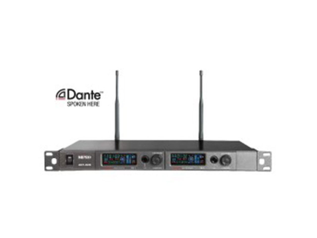 Avlex ACT-828 Dante Dual Channel Wireless Receiver Dante Enabled