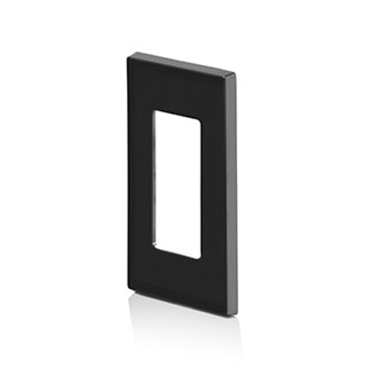 Leviton 80301-0S 1-Gang Decora Plus Screwless Wallplate Polycarbonate (80301-0SE-)