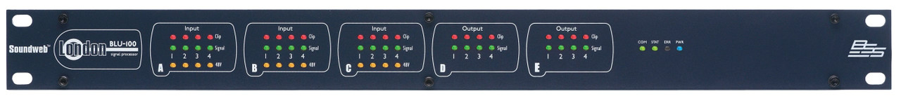  BSS BSSBLU100M Soundweb London 12x8 Signal Processor with BLU Link (BSSBLU100M)