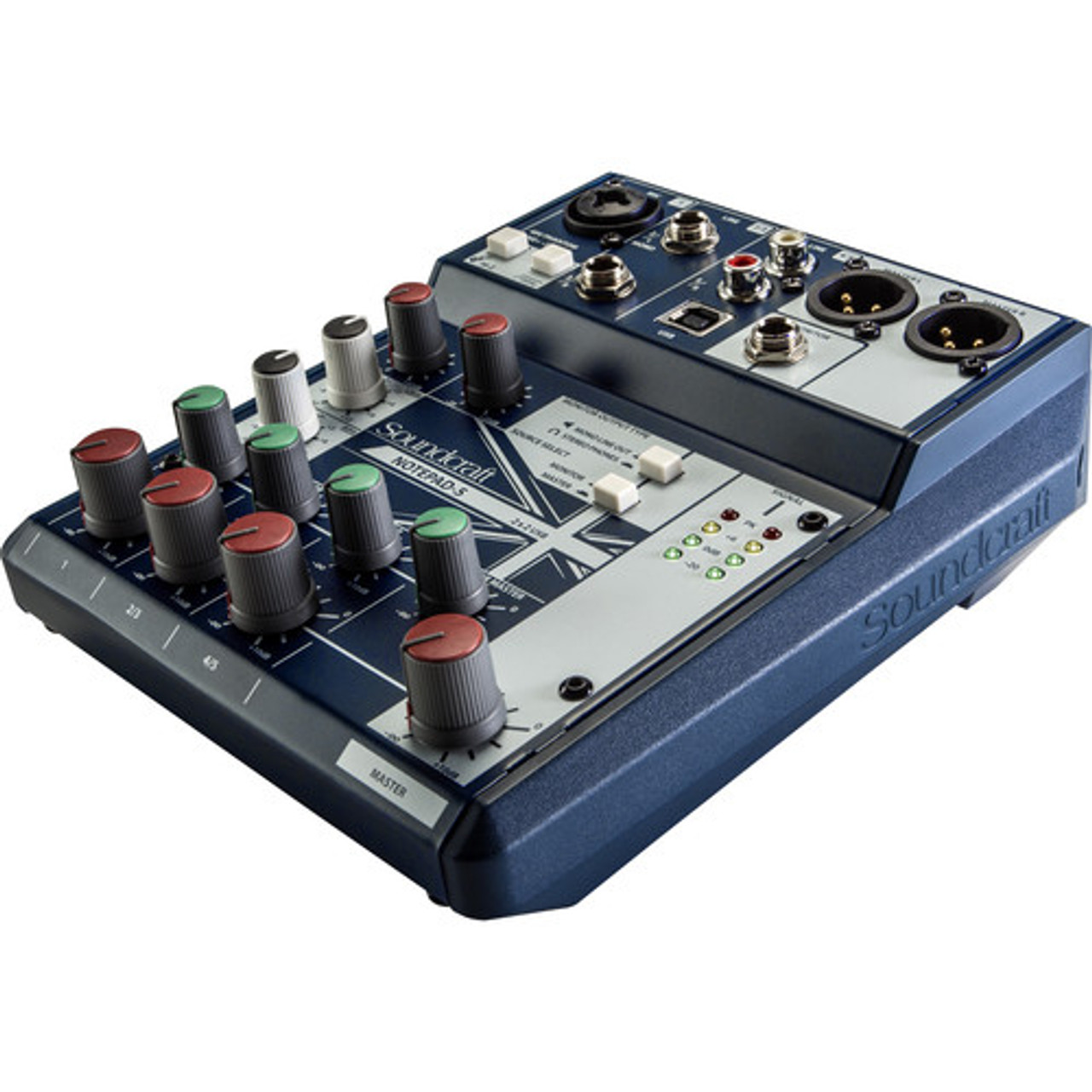 Soundcraft Notepad-5 Small-Format Analog Mixing Console with USB I/O (SCR-5085980US-01)
