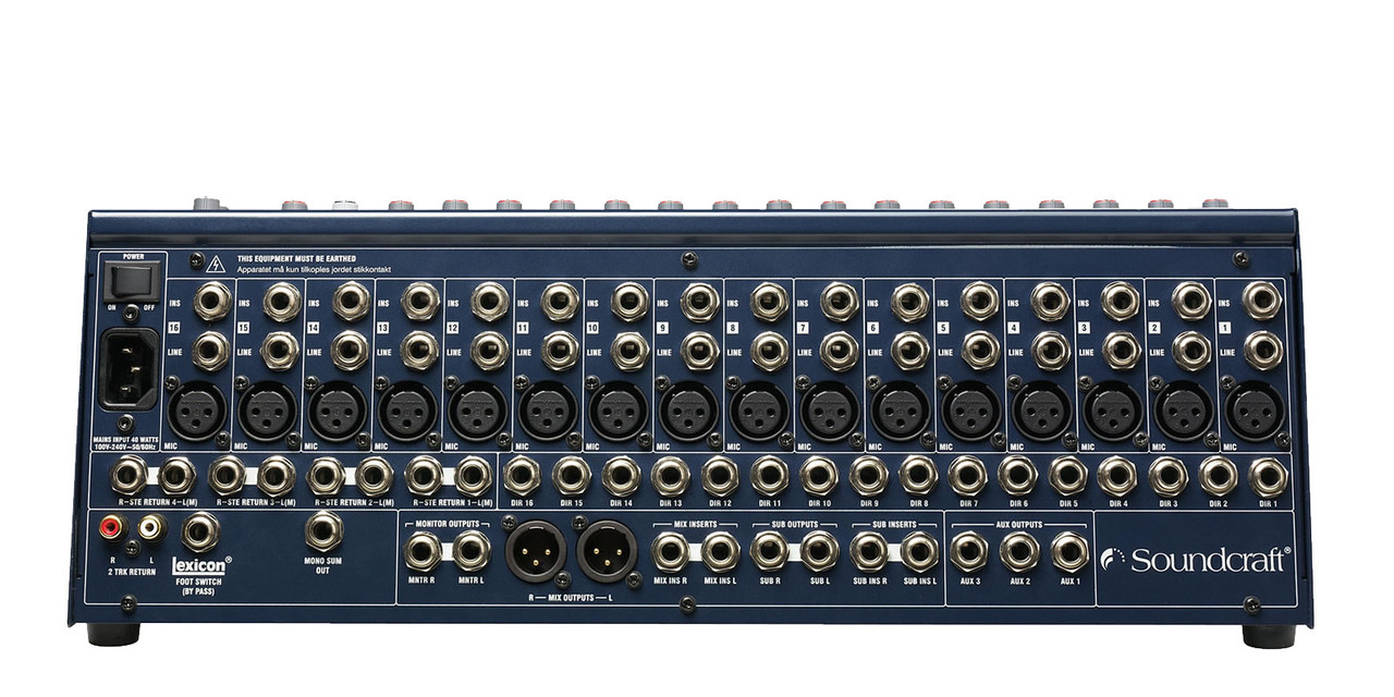 Soundcraft FX16ii 16-Channel Mixer with Built-In Lexicon Effects