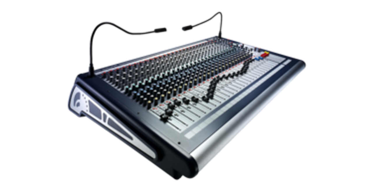 Soundcraft GB2 Live Sound / Recording Console with 2 Stereo Channels and 2 Stereo Group Outputs (RW5747SM-)