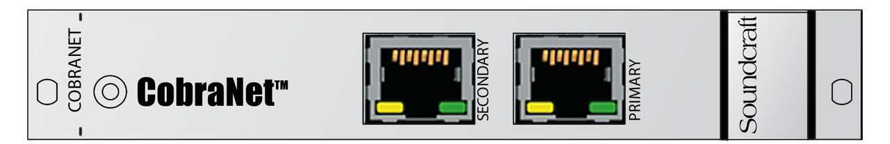 Soundcraft RS2485SP 32-Channel CobraNet I/O Card for Vi Series Mixers (RS2485SP)