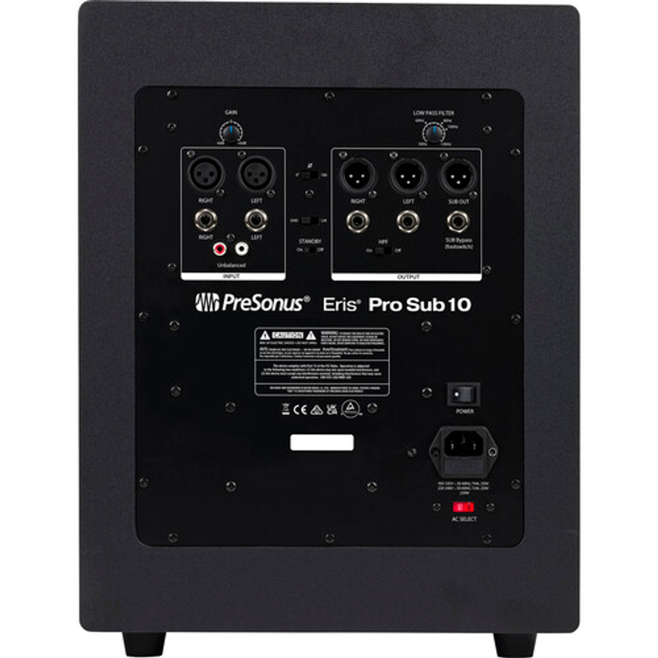 PreSonus ERIS PRO SUB 10 Powered Studio Subwoofer (ERIS PRO SUB 10 )