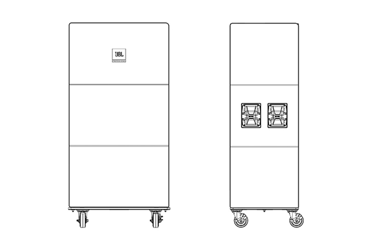 JBL VTX-S25-VT-CVR Vertical Transporter Cover For VTX-S25-VT