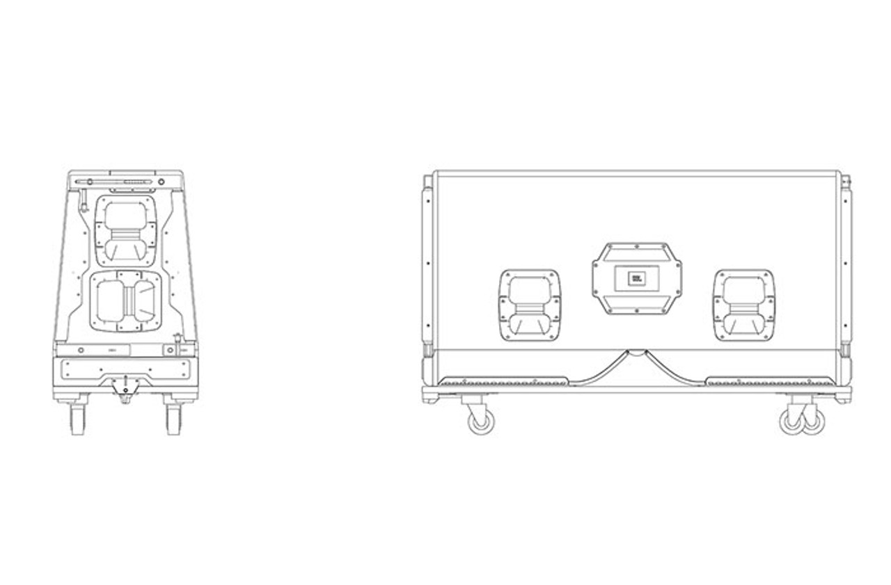 JBL VTX-V25-ACC Accessory Cover & Casterboard For VTX V25 Or VTX V25-II Enclosure 