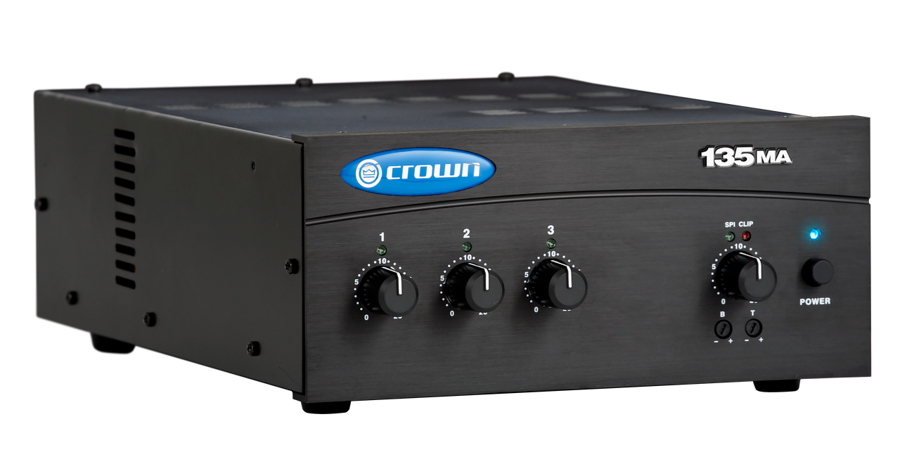 Crown 135MA Three Input 35W Mixer-Amplifier 