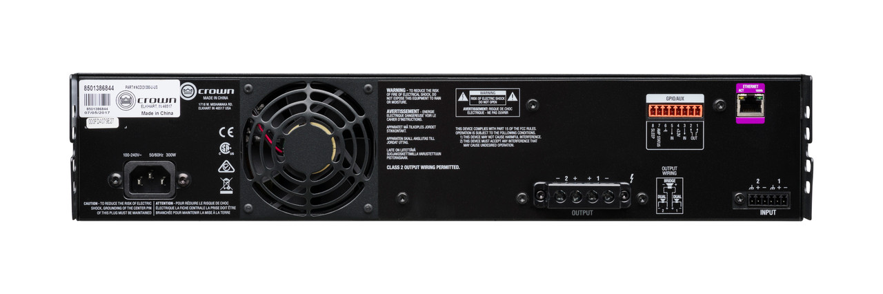 Crown CDi2x300 Power Amplifier 2x300W