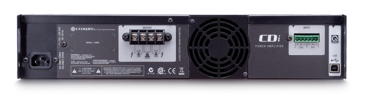 Crown CDi1000 Power Amplifier 2X500W