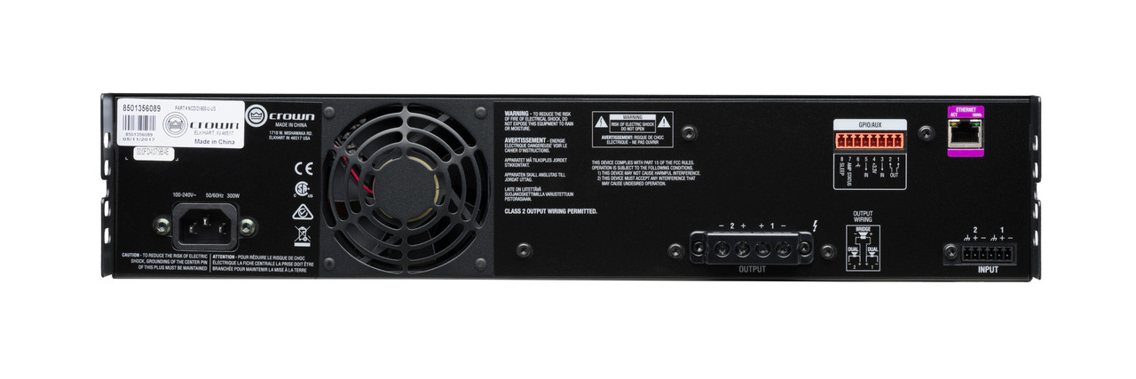 Crown CDi2x600 Power Amplifier 2x600W