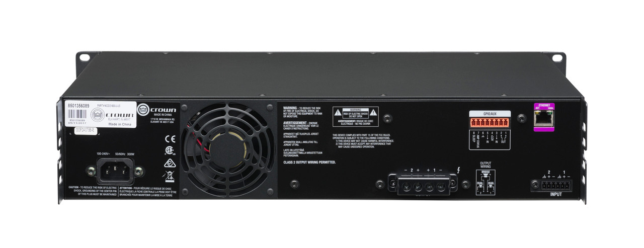 Crown CDi2x600 Power Amplifier 2x600W