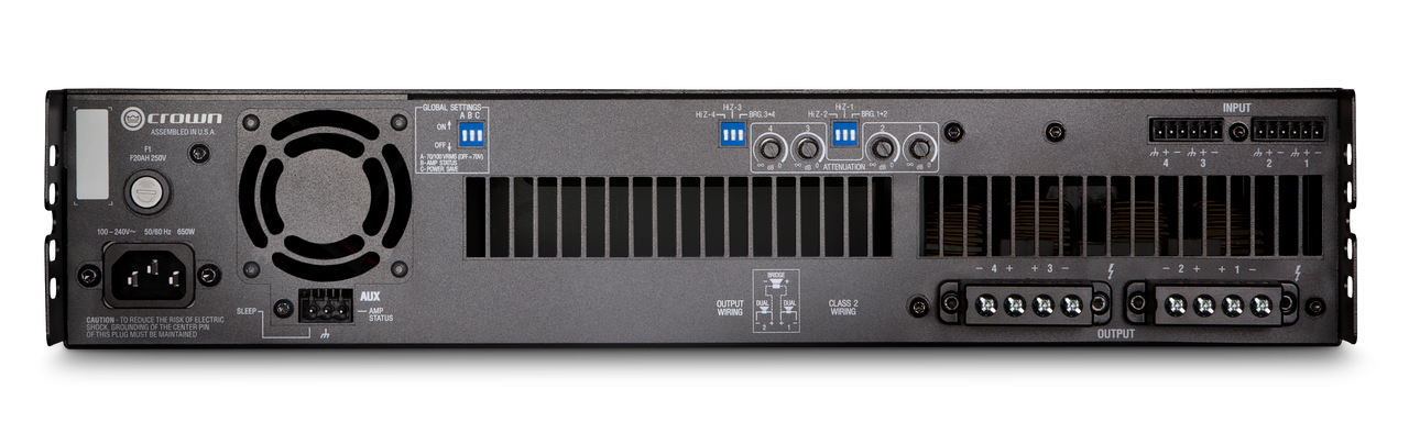 Crown DCI4X600 Four-Channel 600W Power Amplifier