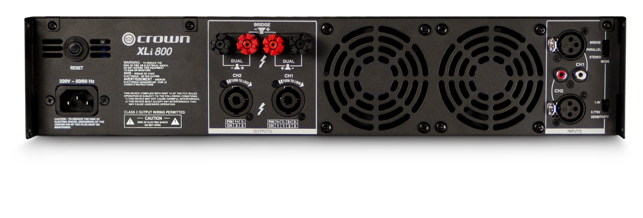 Crown XLI800 Two-Channel 300W Power Amplifier