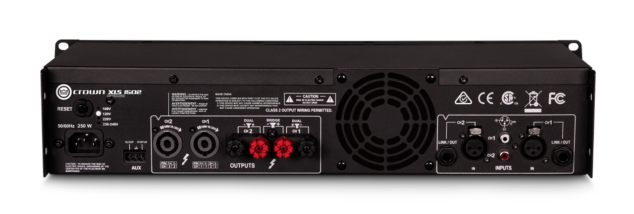 Crown XLS1502 Two-Channel 525W Power Amplifier