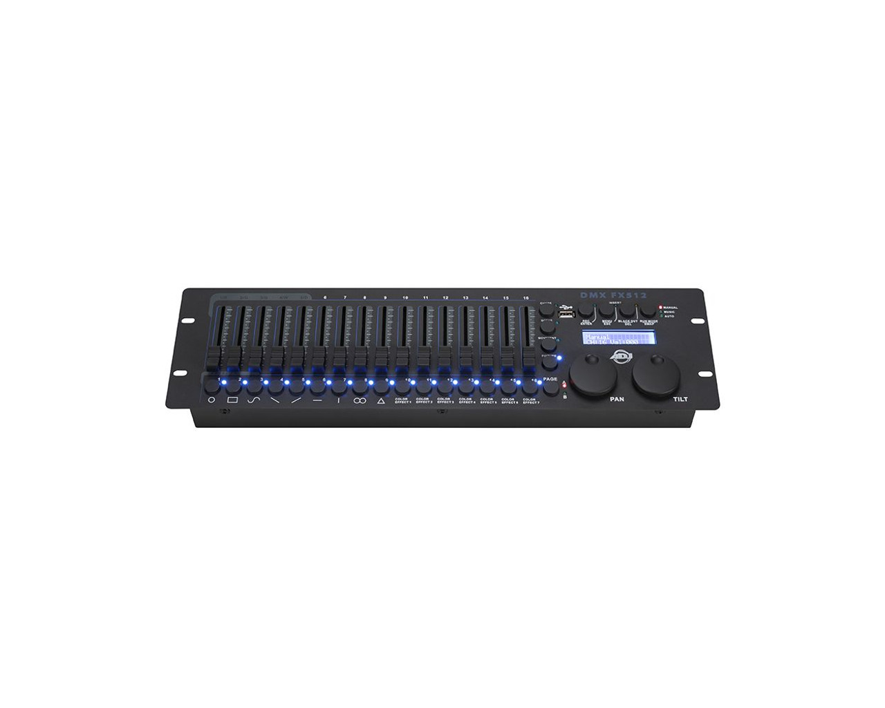 ADJ DMX FX512 19-Inch Rack Mount Controller (DMX512)