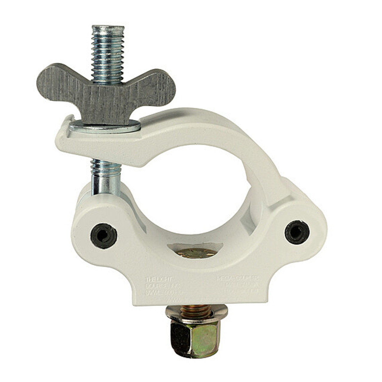 The Light Source MLWSS-NN Mega-Coupler With Stainless Steel Hardware & Nylock Nut White Finish