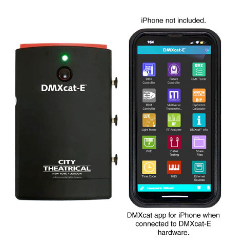 City Theatrical 6100 DMXcat-E™ Expanded Analyzer, Controller