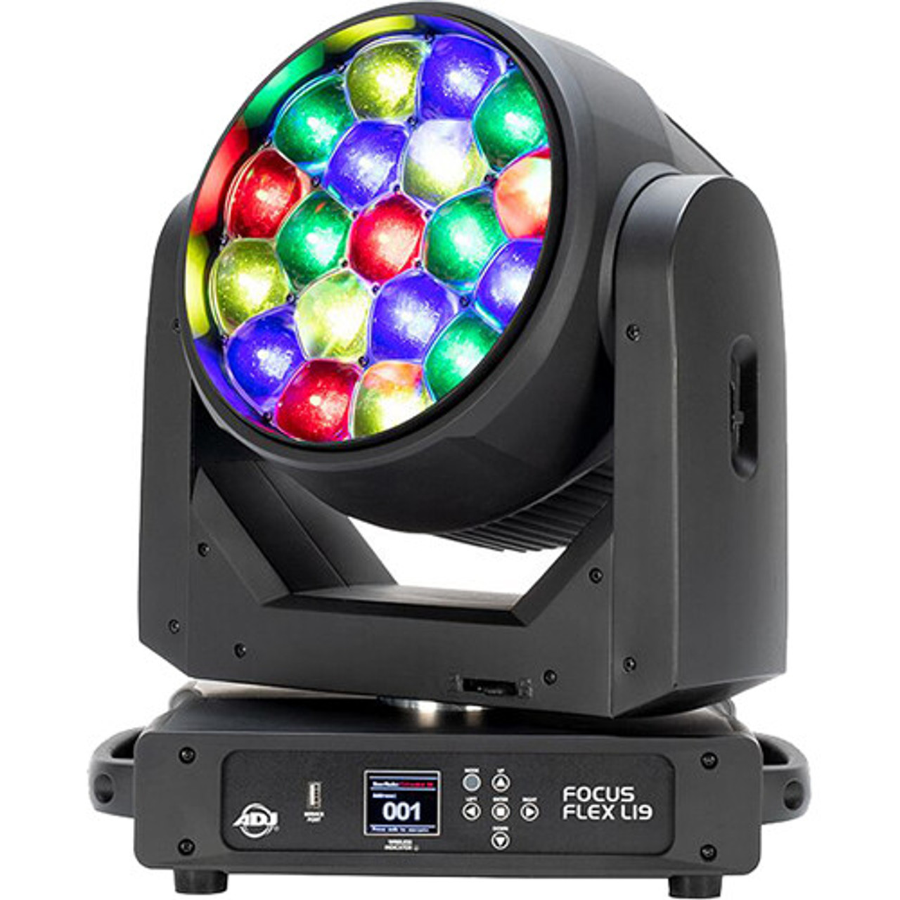 ADJ Focus Flex L19 RGBL LED Moving Head with Pixel Effects (Focus Flex L19)