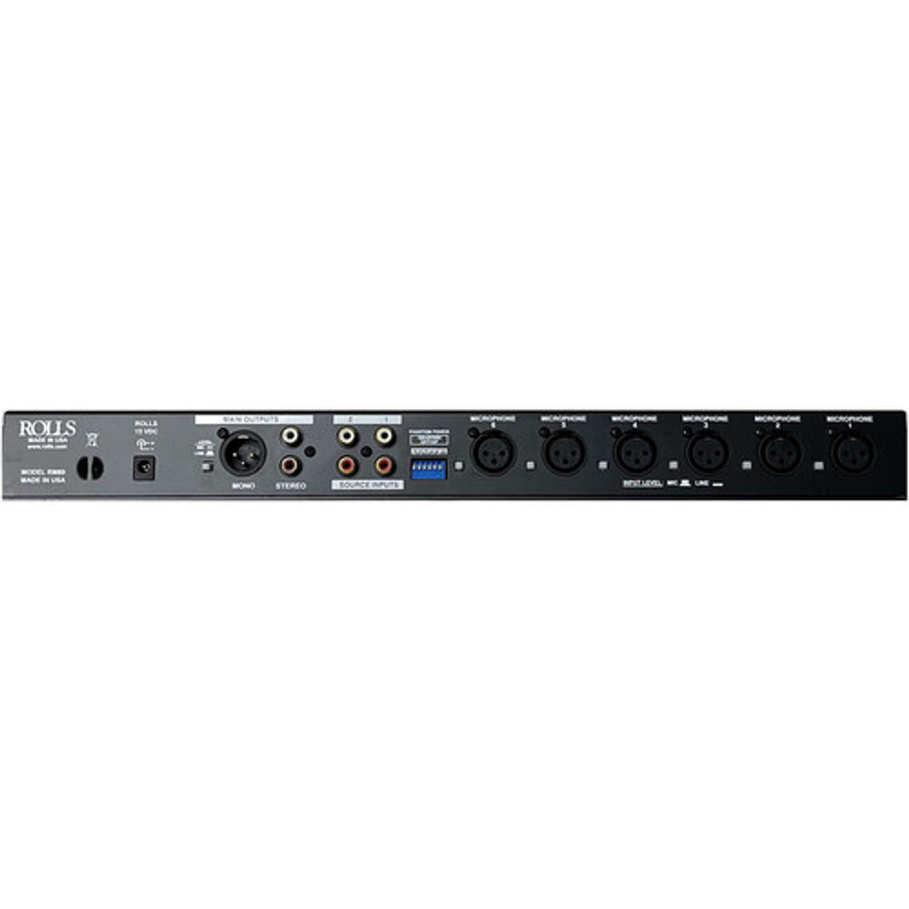 Rolls RM89 8-Channel Mic/Line Mixer (RM89)