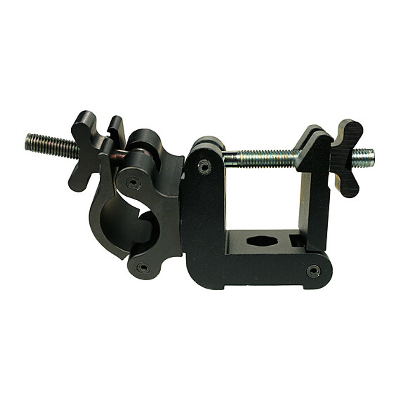 The Light Source SQC2B-S-MLB Swivel Mega-Coupler To 2" Square Coupler Black Finish