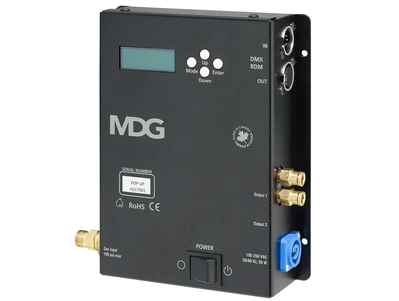 MDG MDGRFP-CB Control Box For Round Floor Pocket