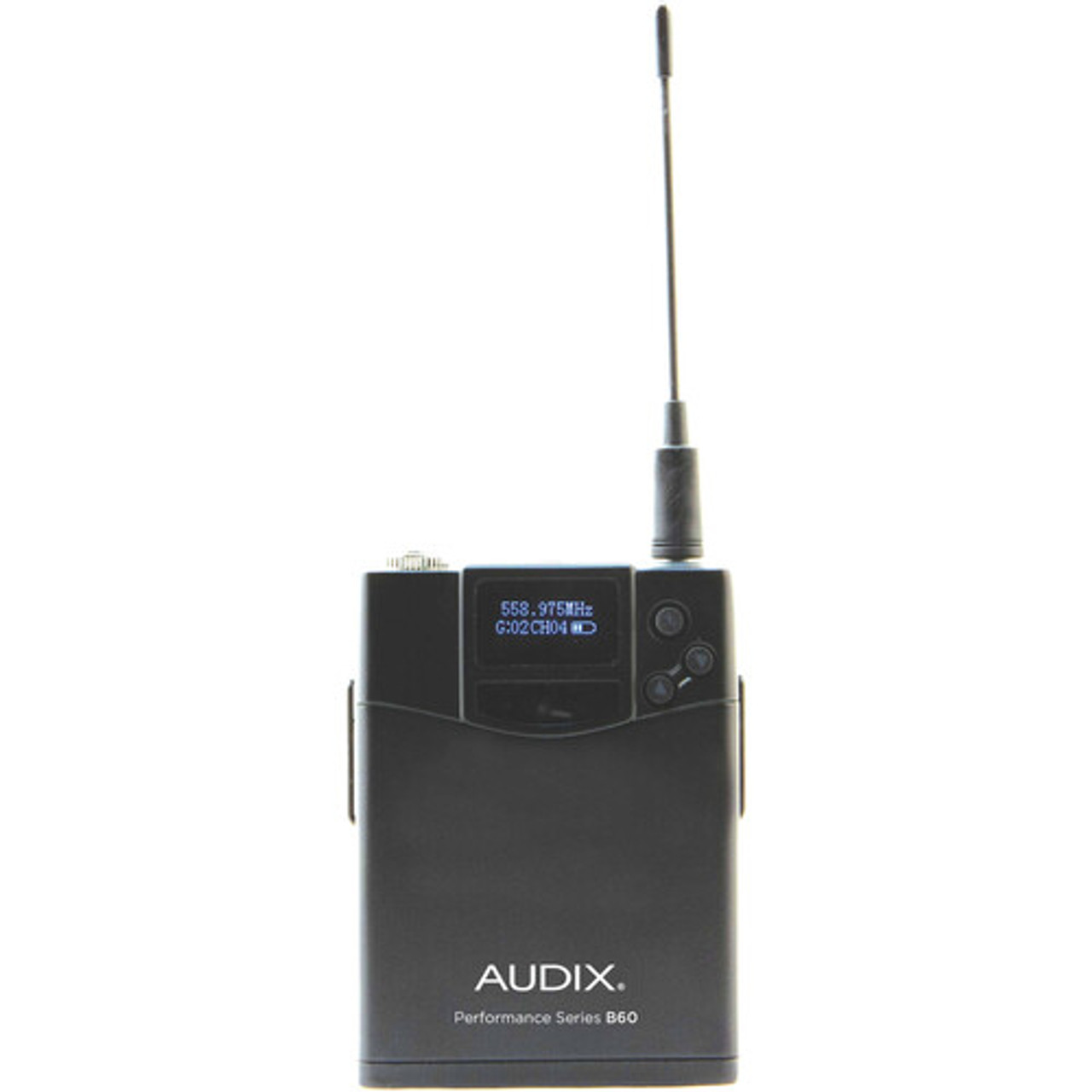 Audix AP62C55 Dual-Channel True Diversity Receiver With B60 Bodypack, L5 Lavalier Mic, & H60 VX5 Handheld Microphone Transmitter