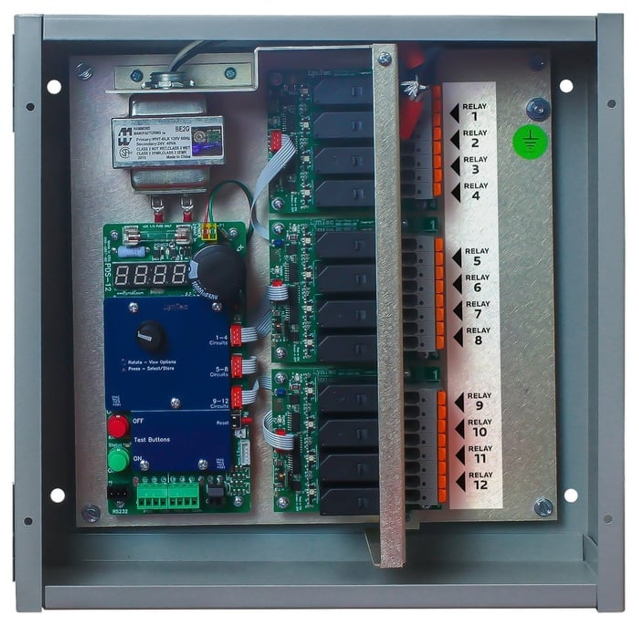  LynTec PDS-12-4 120V, 12 Circuit Sequencer with 4 Relays (PDS-12-4)