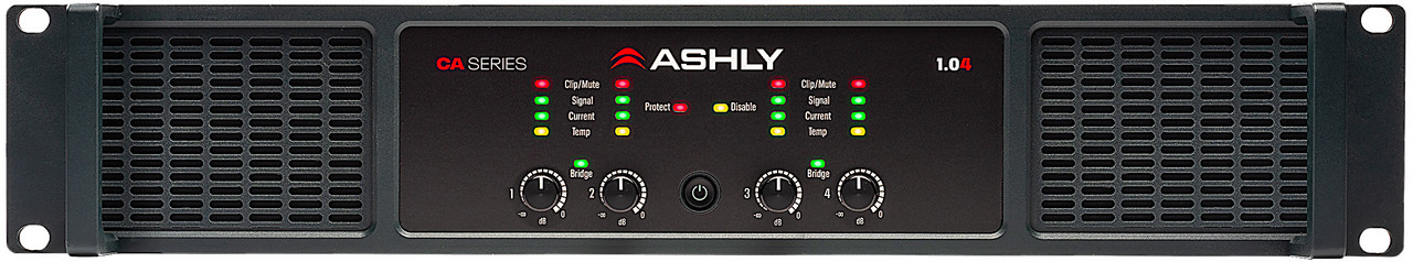 Ashly CA 1.04 High Efficiency Power Amplifier 4 x 1000W