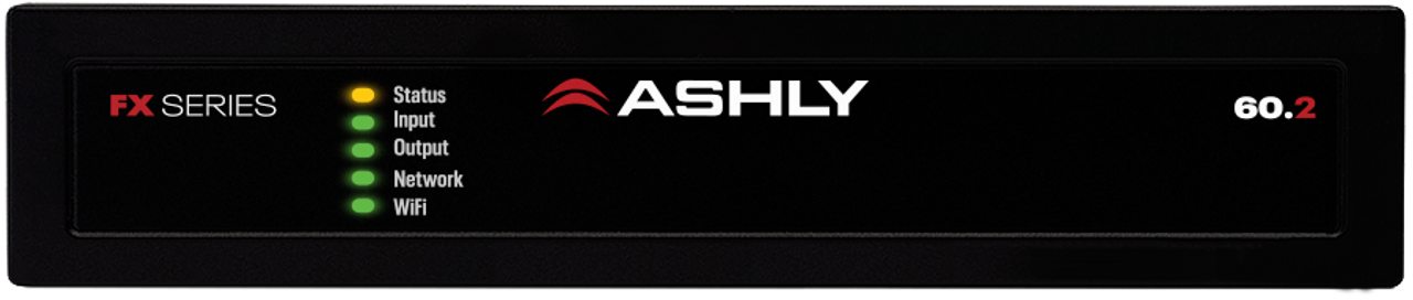 Ashly FX 60.2 1/2-Rack Compact 2-Chanel Power Amplifier With DSP 2 x 60W
