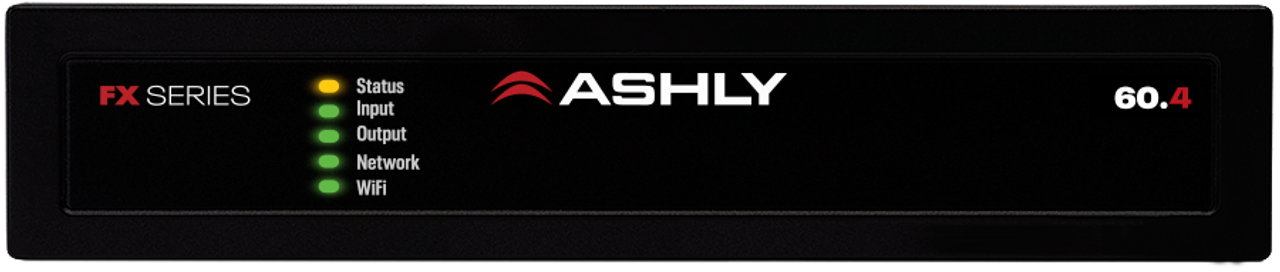 Ashly FX 60.4 1/2-Rack Compact 4-Chanel Power Amplifier With DSP 4 x 60W