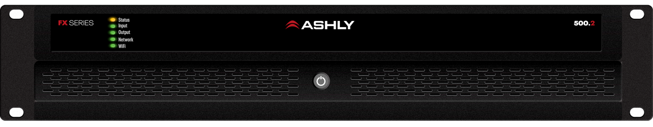 Ashly FX 500.2 1/2-Rack Compact 2-Channel Power Amplifier With DSP 2 x 500W