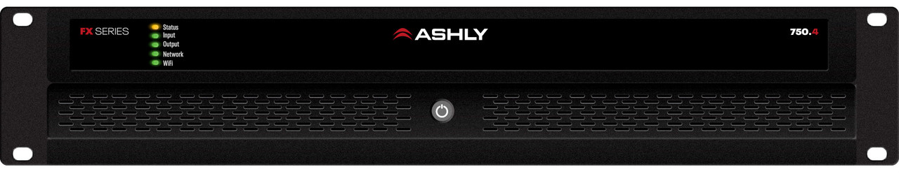 Ashly FX750.4 1/2-Rack Compact 4-Channel Power Amplifier With DSP 4 x 750W