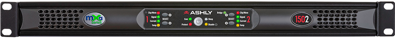 Ashly mXa-1502 Network Digital Mixer/Amp 12-In x 4-Out