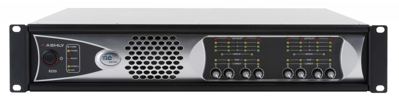 Ashly ne8250.25 Network Power Amplifier 8 x 250W @ 25V