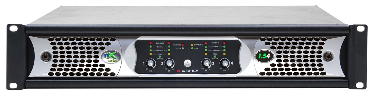 Ashly nX1.54 Multi-Mode Amplifier 4 x 1.5KW
