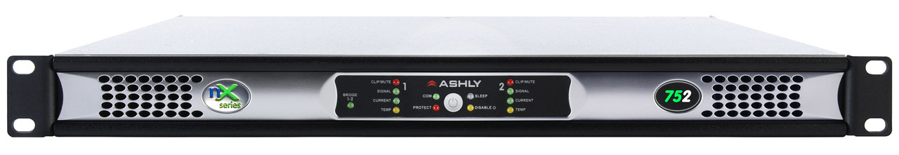 Ashly nX752 Multi-Mode Amplifier 2 x 75 Watts