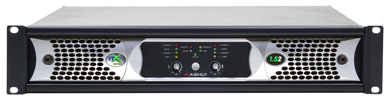 Ashly nXe1.52bd Network Multi-Mode Amplifier 2 x 1.5KW With Dante & OPDAC4 Option Cards