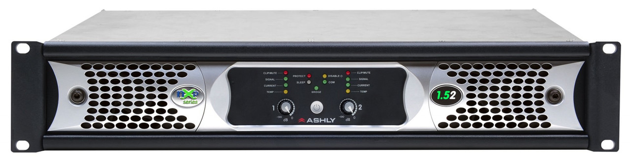 Ashly nXp1.52c Protea DSP Multi-Mode Amplifier 2 x 1.5KW With CobraNet Option Card