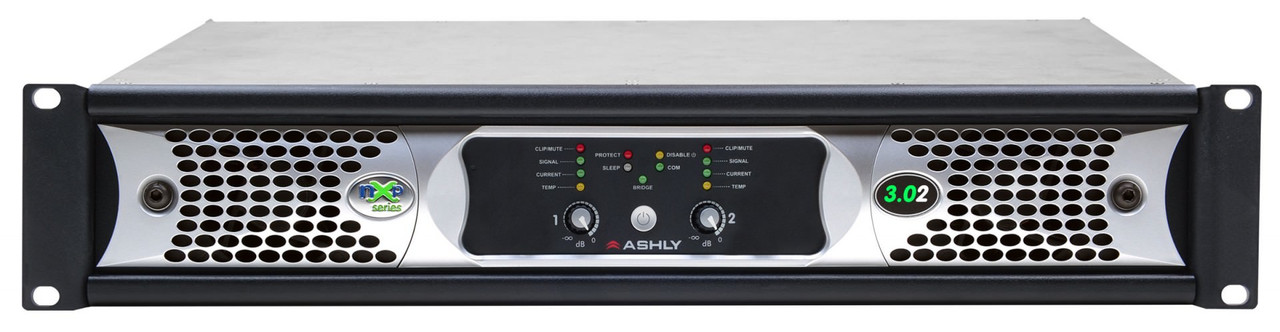 Ashly nXp3.02c Protea DSP Multi-Mode Amplifier 2 x 3KW With CobraNet Option Card