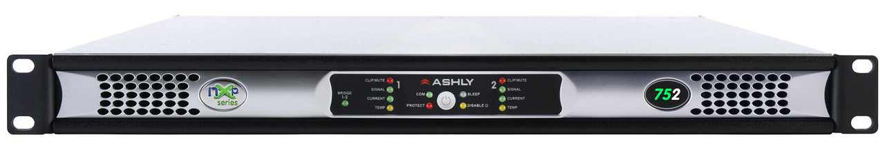 Ashly nXp752 Protea DSP Multi-Mode Amplifier 2 x 75 Watts