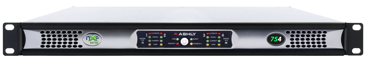 Ashly nXp754 Protea DSP Multi-Mode Amplifier 4 x 75 Watts