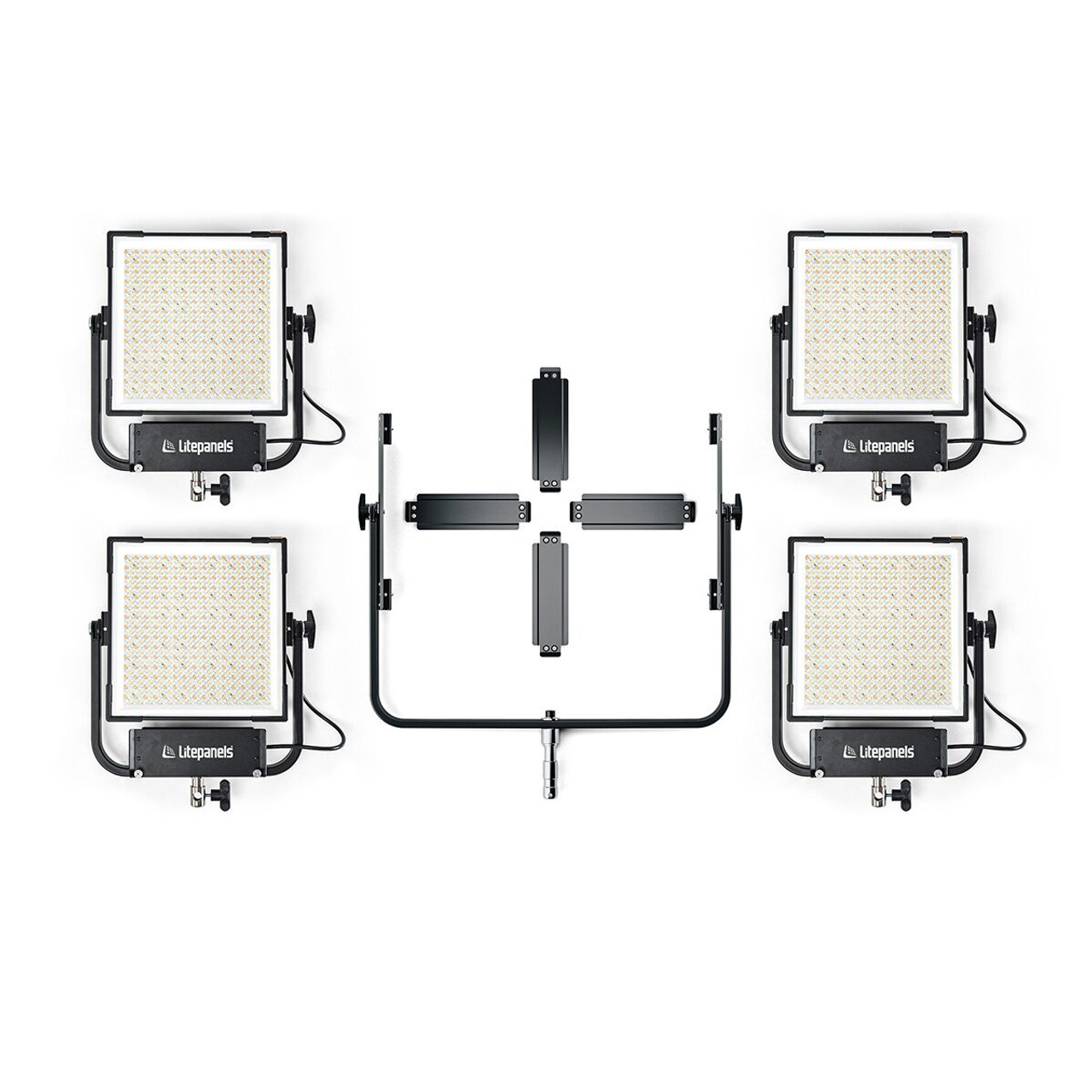 Litepanels 900-3731 Gemini 1x1 Hard Quad Array Light Kit