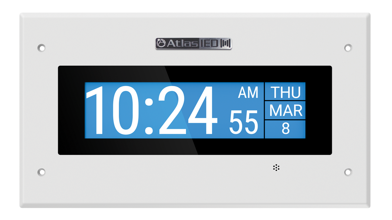 Atlas Sound IP-DM PoE+ Indoor Wall Mount LCD Endpoint with Talkback Microphone (IP-DM)