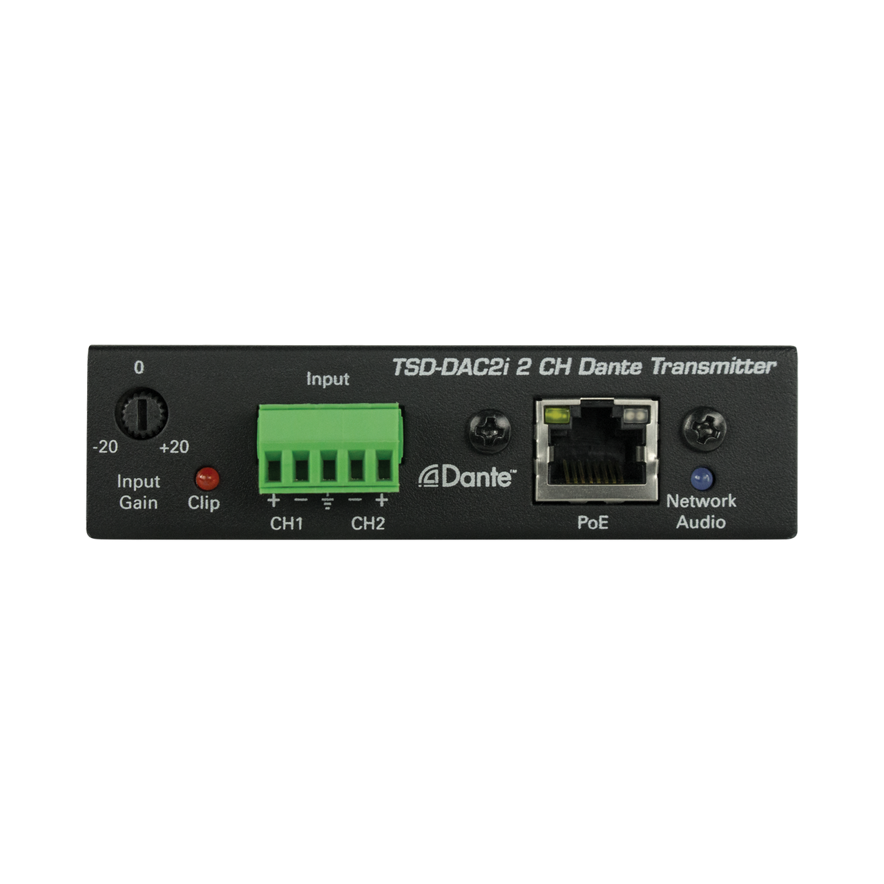Atlas Sound TSD-DAC2I 2-Channel Balance Line Input to Dante® Interface (TSD-DAC2I)