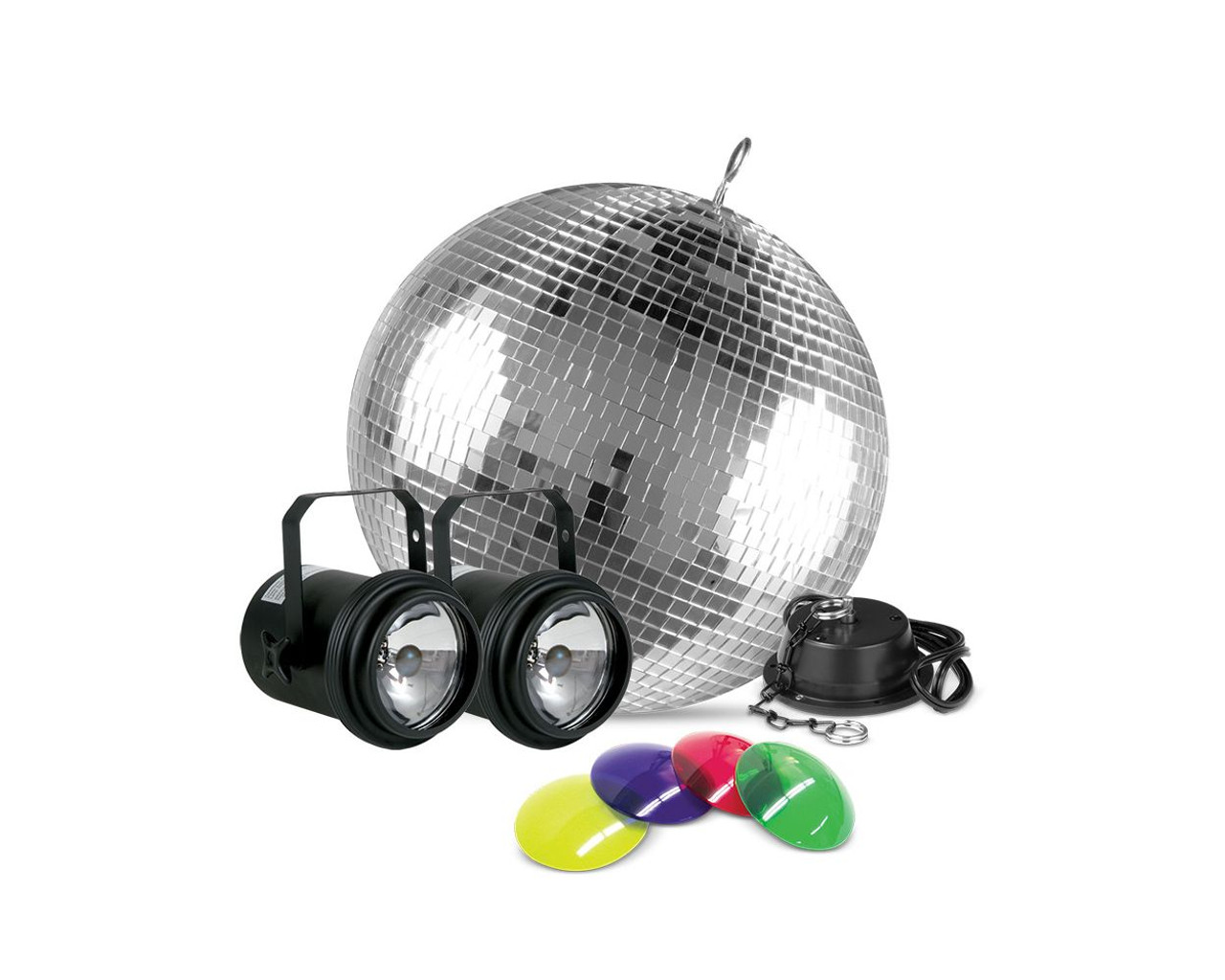 Eliminator Lighting M502EL All-In-One Mirror Ball Kit (M502EL)