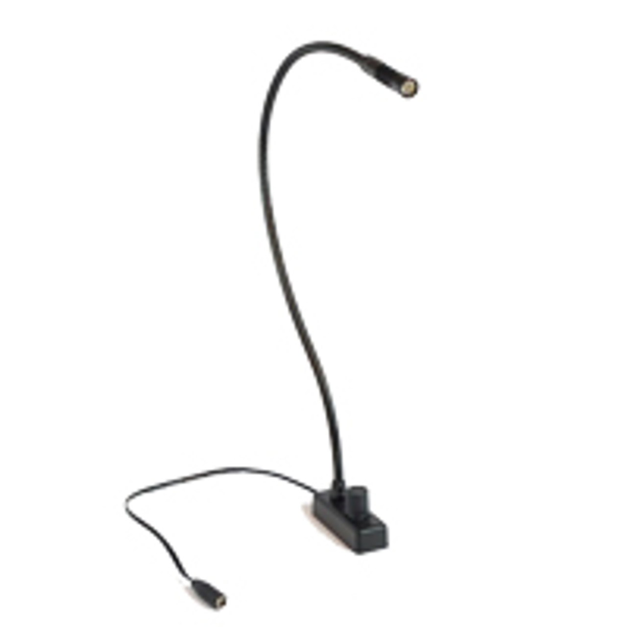 Littlite L-6/12-LED-BLUE Blue LED. Permanent Mount 12" Gooseneck. Detachable Cigarette Plug Adapter (L-6/12-LED-BLUE)